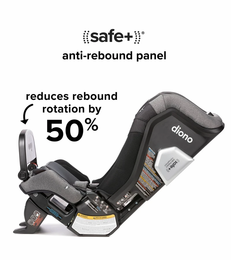 Diono Radian 3QXT+ Narrow All-in-One Convertible Car Seat - Black Jet 9 Diono Radian 3QXT+ Narrow All-in-One Convertible Car Seat - Black Jet - Image 7