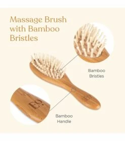 EllaOla 3-Piece Bamboo Brush & Comb Set -Baby Products Store ellaola 3 piece bamboo brush comb set 10