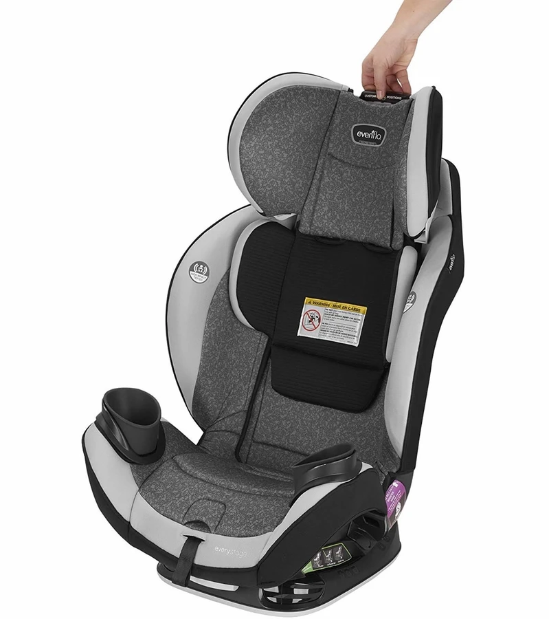 Evenflo EveryStage DLX All-in-One Convertible Car Seat - Latitude 4 Evenflo EveryStage DLX All-in-One Convertible Car Seat - Latitude - Image 2