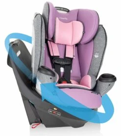 Evenflo GOLD Revolve360 Rotating All-In-One Car Seat - Opal Pink