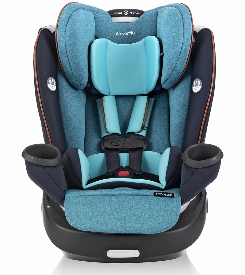 Evenflo GOLD Revolve360 Rotating All-In-One Car Seat - Sapphire Blue 4 Evenflo GOLD Revolve360 Rotating All-In-One Car Seat - Sapphire Blue - Image 2