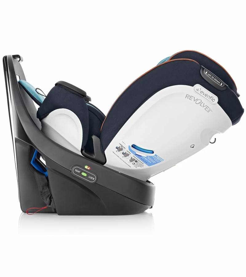 Evenflo GOLD Revolve360 Rotating All-In-One Car Seat - Sapphire Blue 5 Evenflo GOLD Revolve360 Rotating All-In-One Car Seat - Sapphire Blue - Image 3