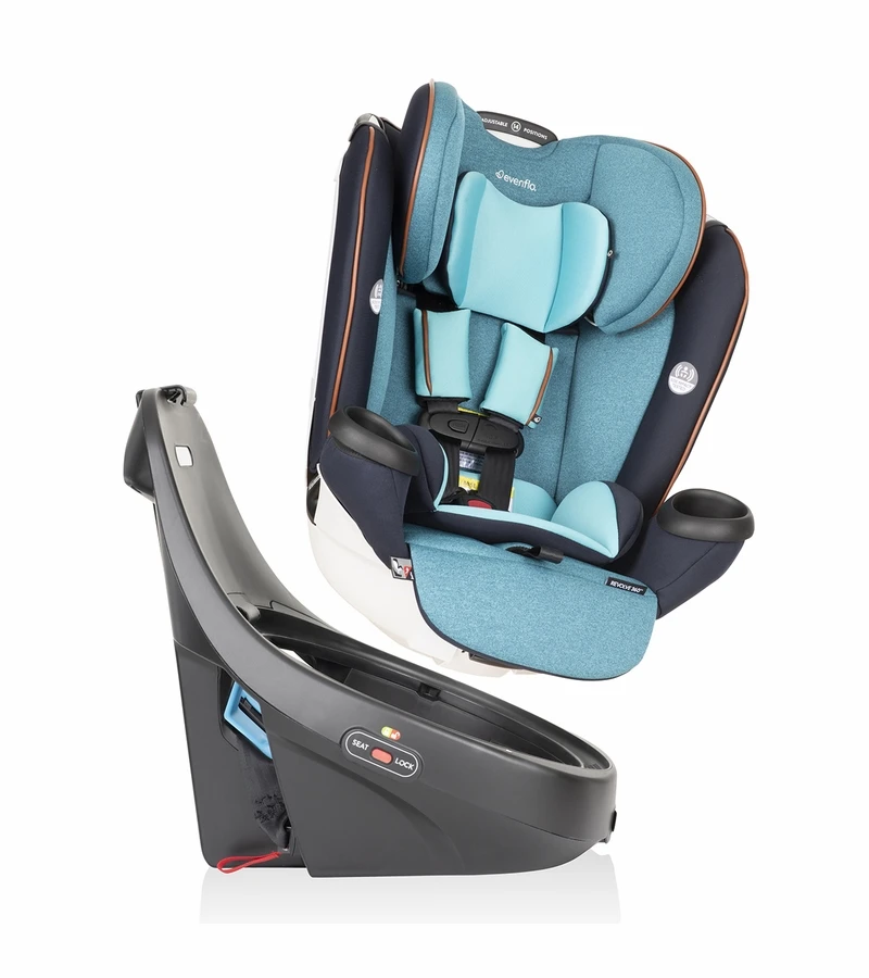 Evenflo GOLD Revolve360 Rotating All-In-One Car Seat - Sapphire Blue 6 Evenflo GOLD Revolve360 Rotating All-In-One Car Seat - Sapphire Blue - Image 4