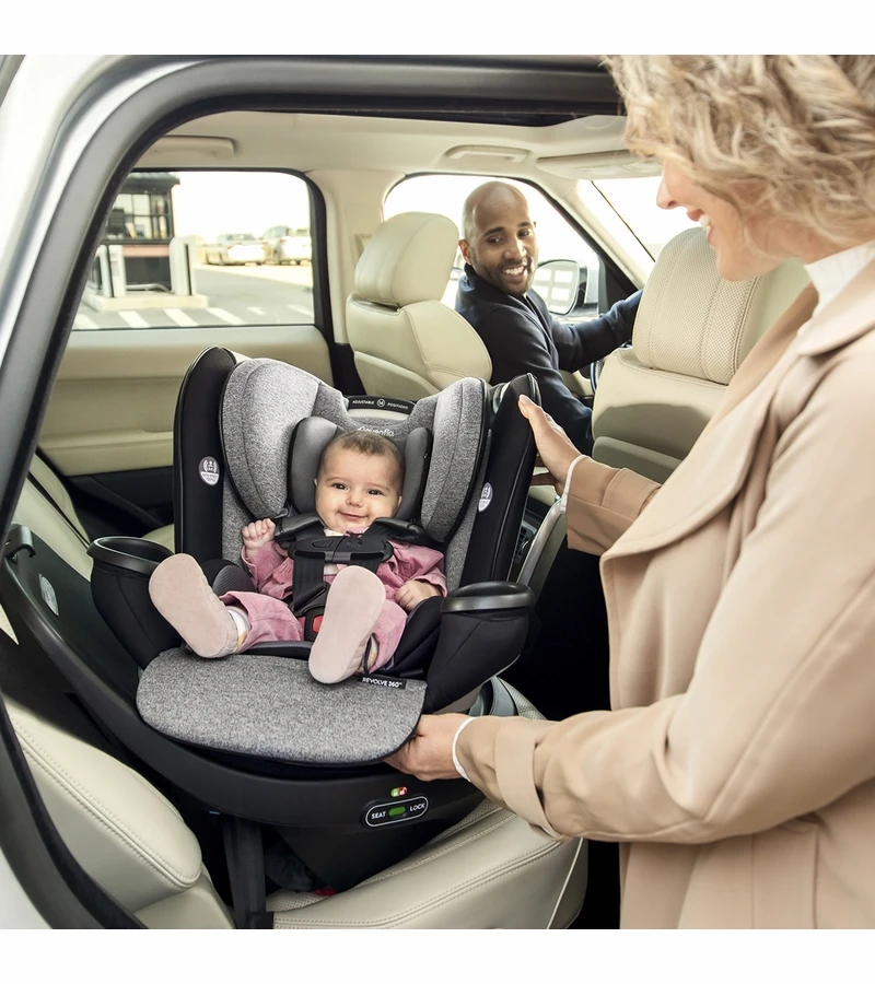 Evenflo GOLD Revolve360 Rotating All-In-One Car Seat - Sapphire Blue 8 Evenflo GOLD Revolve360 Rotating All-In-One Car Seat - Sapphire Blue - Image 6