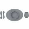 EZPZ First Foods Set - Gray 1 EZPZ First Foods Set - Gray -Baby Products Store ezpz first foods set gray 55