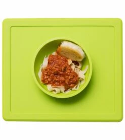 EZPZ Happy Mat Placemat & Bowl - Lime -Baby Products Store ezpz happy mat placemat bowl lime 148