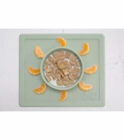 EZPZ Happy Mat Placemat & Bowl - Sage -Baby Products Store ezpz happy mat placemat bowl sage 160