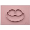 EZPZ Happy Mat Placemat & Plate - Blush -Baby Products Store ezpz happy mat placemat plate blush 153