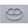 EZPZ Happy Mat Placemat & Plate - Pewter 1 EZPZ Happy Mat Placemat & Plate - Pewter -Baby Products Store ezpz happy mat placemat plate pewter 153