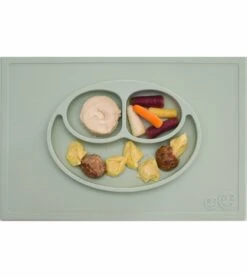 EZPZ Happy Mat Placemat & Plate - Sage -Baby Products Store ezpz happy mat placemat plate sage 162