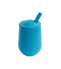 EZPZ Mini Cup Training Cup + Straw Training System - Blue