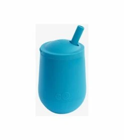 EZPZ Mini Cup Training Cup + Straw Training System - Blue -Baby Products Store ezpz mini cup training cup straw training system blue 38