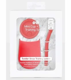 EZPZ Mini Cup Training Cup + Straw Training System - Coral 11 EZPZ Mini Cup Training Cup + Straw Training System - Coral -Baby Products Store ezpz mini cup training cup straw training system coral 38