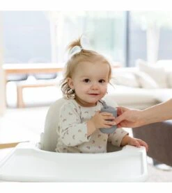 EZPZ Mini Cup Training Cup + Straw Training System - Gray -Baby Products Store ezpz mini cup training cup straw training system gray 130