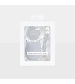 EZPZ Mini Cup Training Cup + Straw Training System - Gray -Baby Products Store ezpz mini cup training cup straw training system gray 131