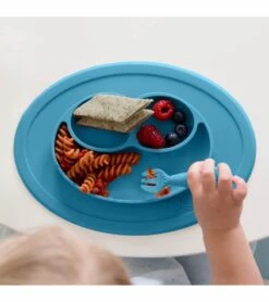 EZPZ Mini Feeding Set - Blue -Baby Products Store ezpz mini feeding set blue 123