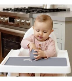 EZPZ Tiny Placemat - Pewter 13 EZPZ Tiny Placemat - Pewter -Baby Products Store ezpz tiny placemat pewter 12