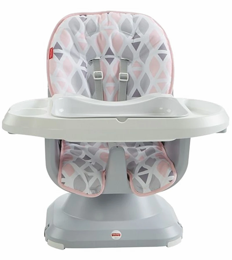 Fisher Price Fisher-Price SpaceSaver High Chair - Diamond Blush 4 Fisher Price Fisher-Price SpaceSaver High Chair - Diamond Blush - Image 2