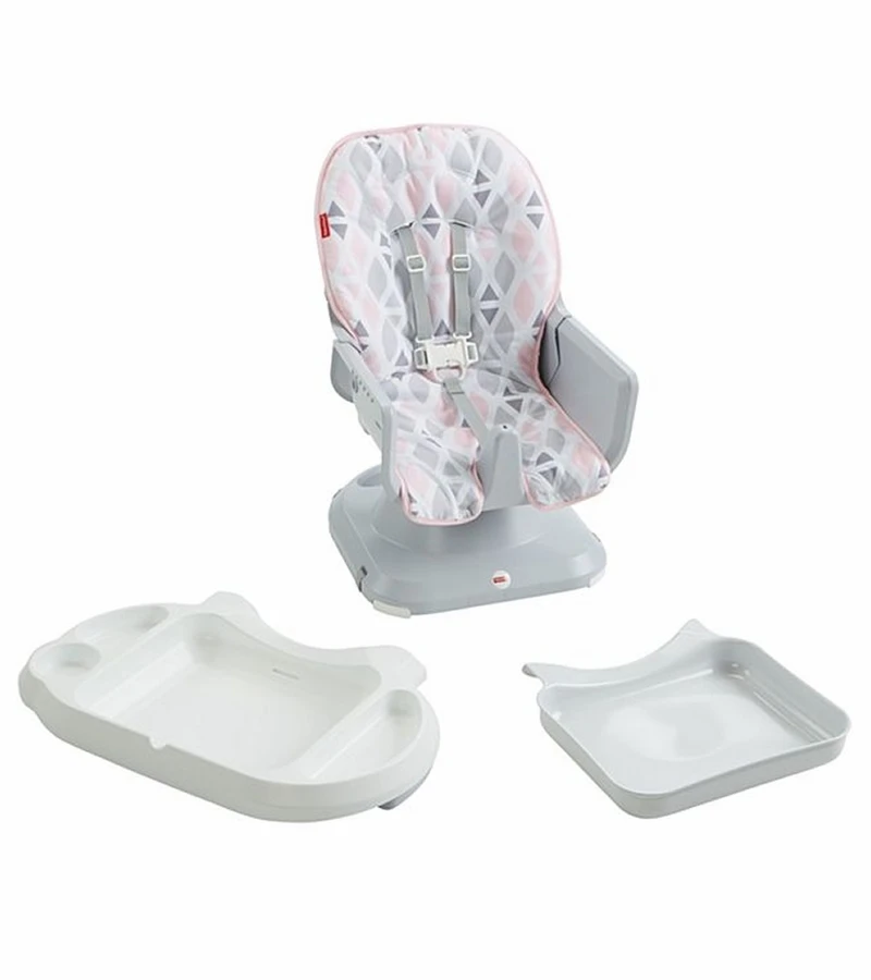 Fisher Price Fisher-Price SpaceSaver High Chair - Diamond Blush 5 Fisher Price Fisher-Price SpaceSaver High Chair - Diamond Blush - Image 3