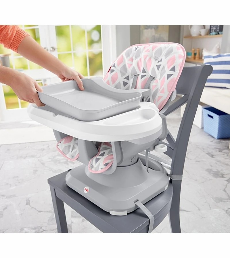 Fisher Price Fisher-Price SpaceSaver High Chair - Diamond Blush 8 Fisher Price Fisher-Price SpaceSaver High Chair - Diamond Blush - Image 6