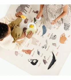 Gathre High Chair Mat, Mini - Animal Alphabet -Baby Products Store gathre high chair mat mini animal alphabet 10