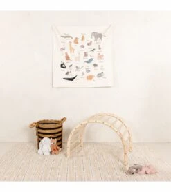 Gathre High Chair Mat, Mini - Animal Alphabet -Baby Products Store gathre high chair mat mini animal alphabet 11