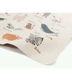 Gathre High Chair Mat, Mini - Animal Alphabet -Baby Products Store gathre high chair mat mini animal alphabet 9