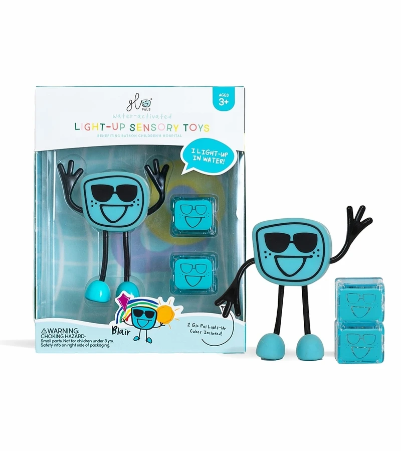 Glo Pals Light Up Sensory Bath Toy - Blair (Blue) 3 Glo Pals Light Up Sensory Bath Toy - Blair (Blue)
