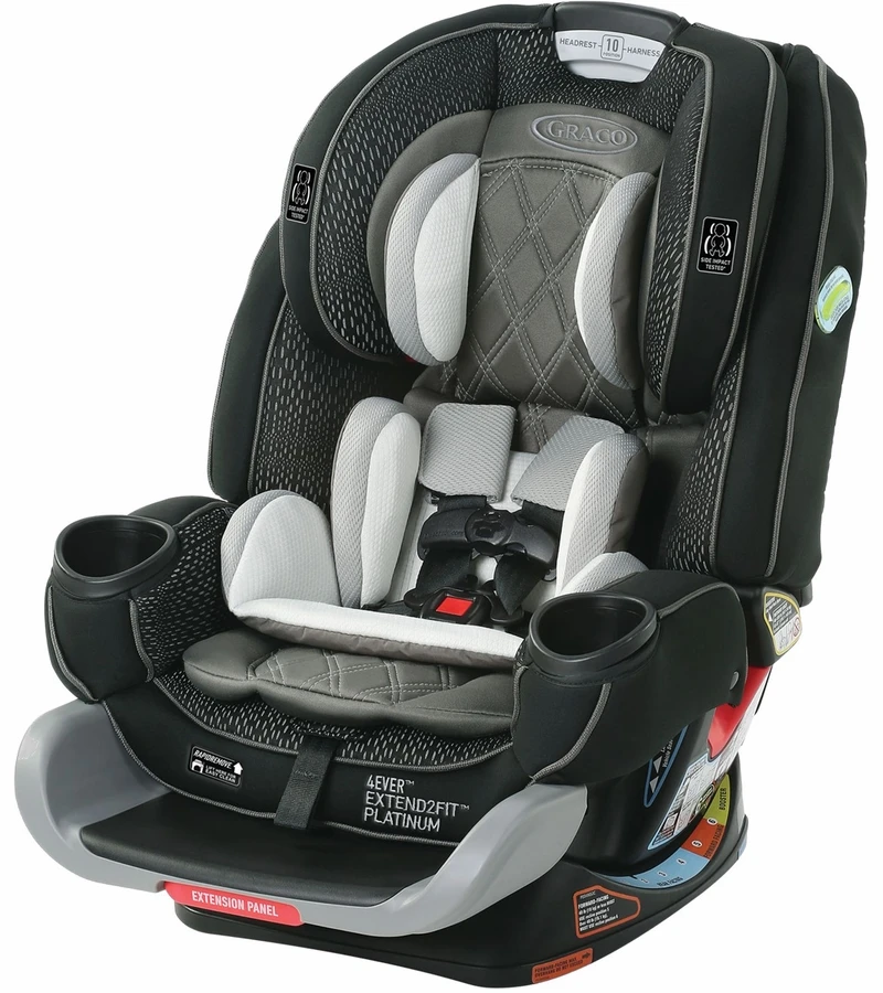 Graco 4Ever Extend2Fit Platinum 4-in-1 Car Seat - Hurley 3 Graco 4Ever Extend2Fit Platinum 4-in-1 Car Seat - Hurley