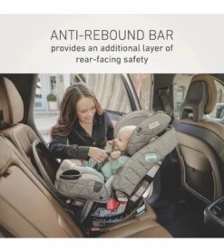 Graco Premier 4Ever DLX Extend2Fit SnugLock 4-in-1 Car Seat With Anti-Rebound Bar - Midtown -Baby Products Store graco premier 4ever dlx extend2fit snuglock 4 in 1 car seat with anti rebound bar midtown 180