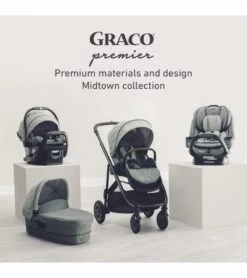 Graco Premier 4Ever DLX Extend2Fit SnugLock 4-in-1 Car Seat With Anti-Rebound Bar - Midtown -Baby Products Store graco premier 4ever dlx extend2fit snuglock 4 in 1 car seat with anti rebound bar midtown 181