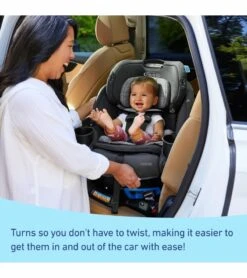 Graco Turn2Me 3-in-1 Rotating Convertible Car Seat - London -Baby Products Store graco turn2me 3 in 1 rotating convertible car seat london 150