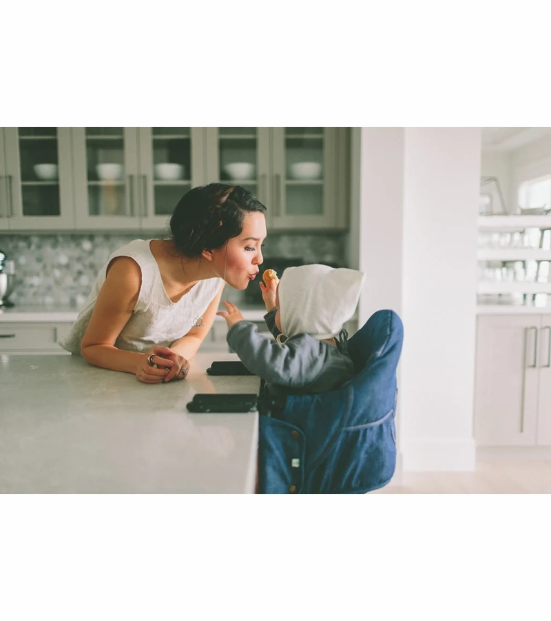 Guzzie+Guss Perch Hanging High Chair - Forest Green 8 Guzzie+Guss Perch Hanging High Chair - Forest Green - Image 6