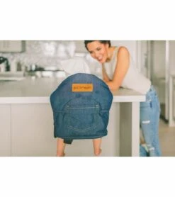 Guzzie+Guss Perch Hanging High Chair - Salt & Pepper -Baby Products Store guzzie guss perch hanging high chair aqua 155 3