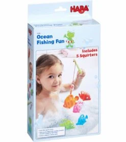 HABA Ocean Fishing Fun Bath Toy With 5 Squirting Fish -Baby Products Store haba ocean fishing fun bath toy with 5 squirting fish 117