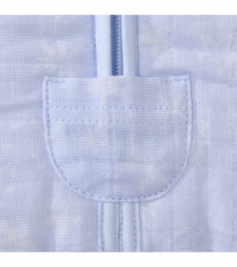Halo SleepSack Quilted Muslin Swaddle - Constellation Blue (Small) 9 Halo SleepSack Quilted Muslin Swaddle - Constellation Blue (Small) - Image 7