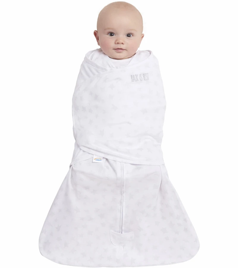 Halo SleepSack Swaddle - Twinkle Grey (Small) 4 Halo SleepSack Swaddle - Twinkle Grey (Small) - Image 2
