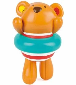 Hape Swimmer Teddy Wind-Up Bath Toy