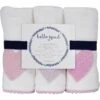 Hello Spud Organic Cotton Washcloth 3-Pack - Pink Hearts -Baby Products Store hello spud organic cotton washcloth 3 pack pink hearts 102