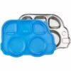 Innobaby Din Din Smart Stainless Divided Platter With Sectional Lid - Blue