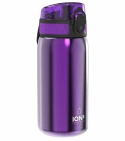 Ion8 Leak Proof Kids Stainless Steel Water Bottle, 13oz - Purple