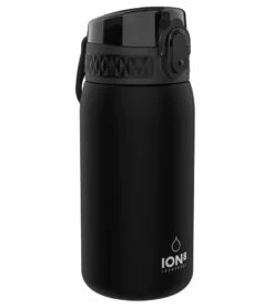 Ion8 Leak Proof Kids Water Bottle, 13oz - Black