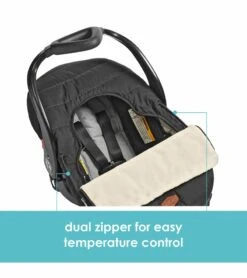 JJ Cole Car Seat Cover - Black -Baby Products Store jj cole car seat cover heather gray 60 1