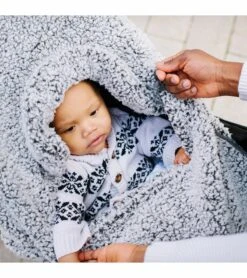 JJ Cole Cuddly Car Seat Cover - Gray 11 JJ Cole Cuddly Car Seat Cover - Gray -Baby Products Store jj cole cuddly car seat cover gray 153