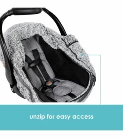 JJ Cole Cuddly Car Seat Cover - Gray 14 JJ Cole Cuddly Car Seat Cover - Gray -Baby Products Store jj cole cuddly car seat cover gray 156