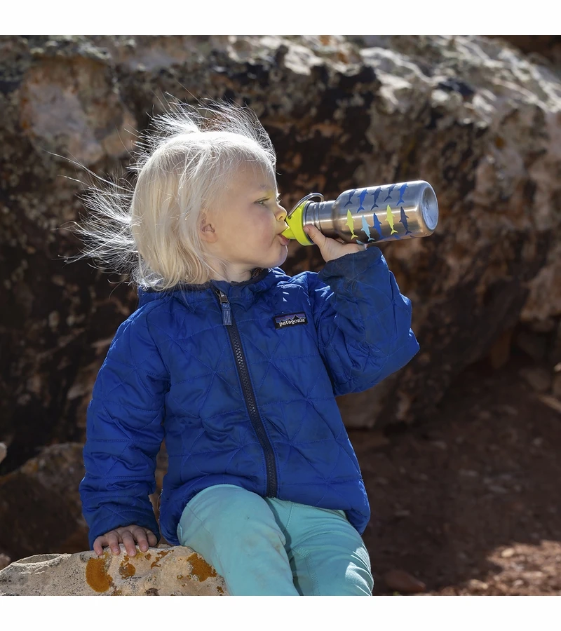 Klean Kanteen Kid Classic Sippy Water Bottle, 12 Oz - Sharks 4 Klean Kanteen Kid Classic Sippy Water Bottle, 12 Oz - Sharks - Image 2