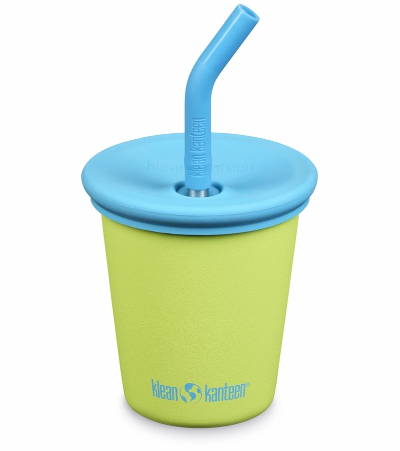 Klean Kanteen Kid Cup With Straw Lid, 10oz - Juicy Pear 3 Klean Kanteen Kid Cup With Straw Lid, 10oz - Juicy Pear