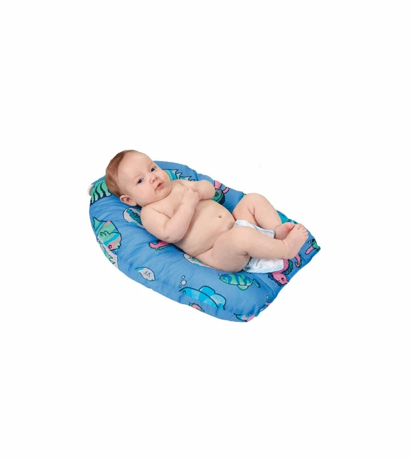Leachco Safer Bather Infant Bath Pad In Blue Fish 4 Leachco Safer Bather Infant Bath Pad In Blue Fish - Image 2