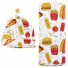 Little Sleepies Bamboo Viscose Swaddle + Hat Set - Fast Foodie 2 Little Sleepies Bamboo Viscose Swaddle + Hat Set - Fast Foodie -Baby Products Store little sleepies bamboo viscose swaddle hat set fast foodie 106