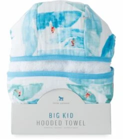 Little Unicorn Cotton Big Kid Hooded Towel - Surf -Baby Products Store little unicorn cotton big kid hooded towel surf 109